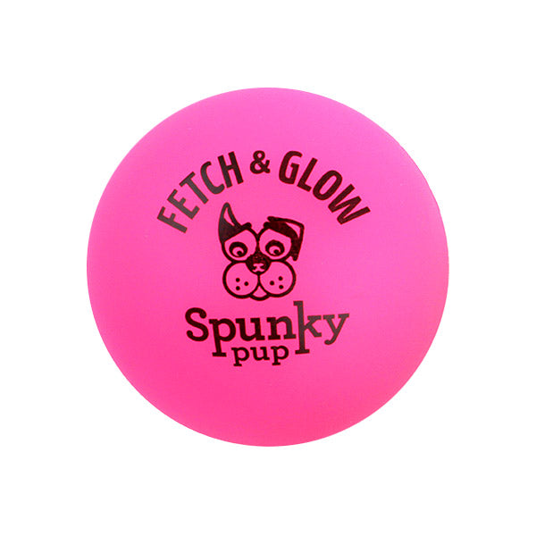 Spunky pup fetch and glow clearance ball