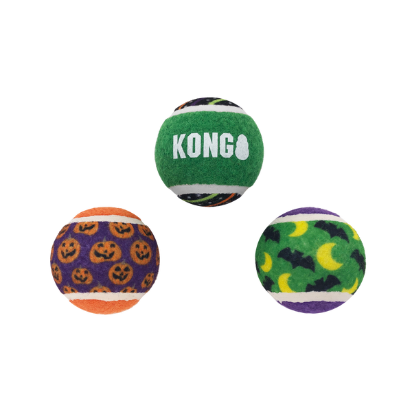 KONG Halloween Sport Balls 3-Pack Medium