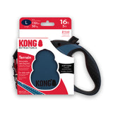 KONG Retractable Leash TERRAIN Blue - 4 Sizes