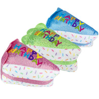Multipet - Cat 3" Birthday Cake Slice Assorted Colors