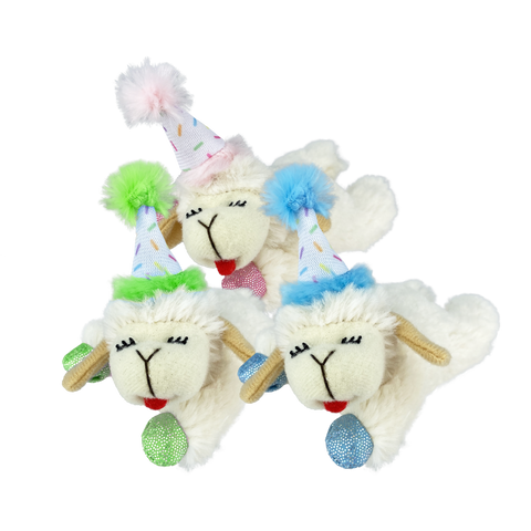 Multipet - Lamb Chop® Cat Toy w/ Birthday Hat