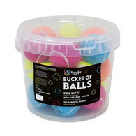 Spunky Pup Bucket of Balls - Tennis Balls 20 ct. Assorted