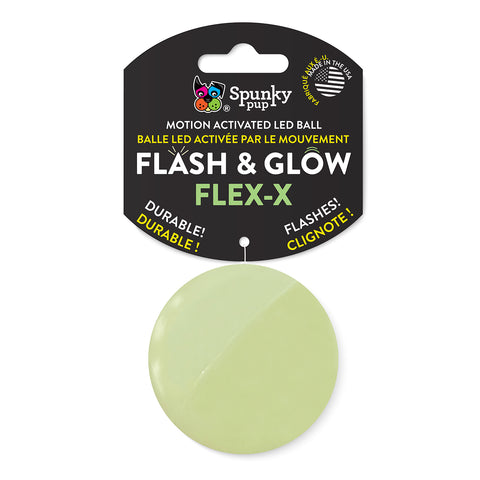 Spunky Pup Flash & Glow Flex-X LED Flashing Ball
