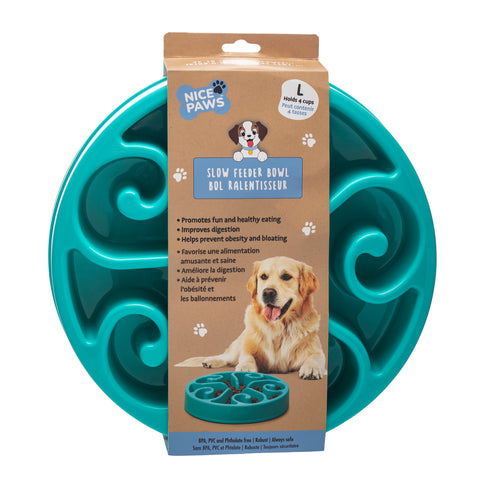PawPerfect Slow Feeder Bowls For Dogs, 4 Cups