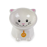 Nice Paws Tilted CERAMIC Cat Bowl