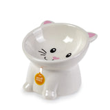 Nice Paws Tilted CERAMIC Cat Bowl