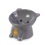 Nice Paws Tilted CERAMIC Cat Bowl