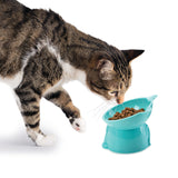 Nice Paws RECYCLED Plastic Cat Tilt Pet Bowls