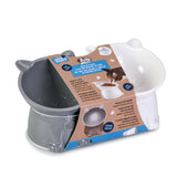 Nice Paws RECYCLED 2PC Plastic Cat Tilt Pet Bowls