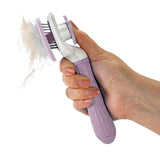 Nice Paws Self Cleaning Pet Slicker Grooming Brush