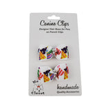 Max's Closet Hair Bows - Birthday (2 per card)