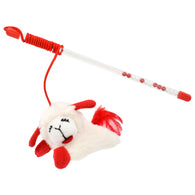 Multipet - Lamb Chop® Cat Wand w/ Refillable Catnip Tube