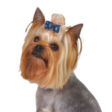 Max's Closet Hair Bows - Sm Snowflakes (2 per card)