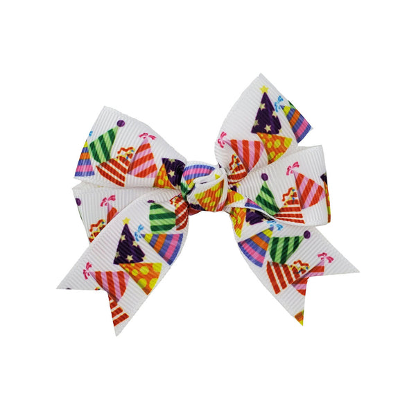 Max's Closet Hair Bow - Lg Birthday (1 per card)