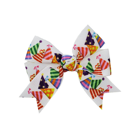 Max's Closet Hair Bow - Lg Birthday (1 per card)