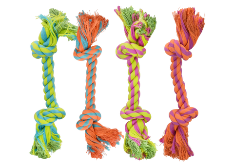 Multipet - Nuts For Knots 2-Knot Rope - 9"