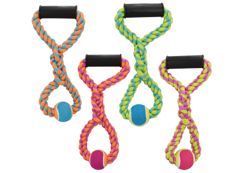 Multipet - Nuts for Knots Tug w/Tennis Ball