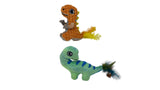 Spunky Pup Spunky Cat Dinos 2pk