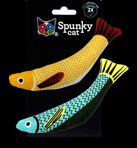 Spunky Pup Spunky Cat Fish 2pk