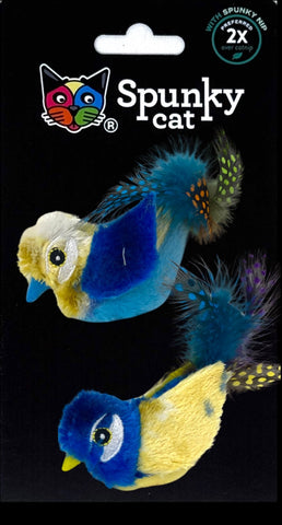 Spunky Pup Spunky Cat Birds 2pk