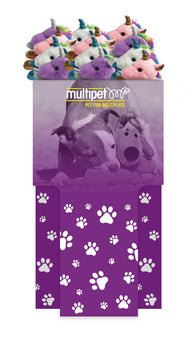 Multipet - Jumbo Unicorns 24" (Assorted Colors) 12pc. Floor Display