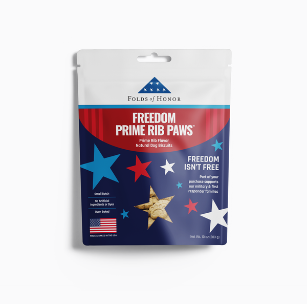 Spunky Pup Folds of Honor - Freedom Prime Rib Paws