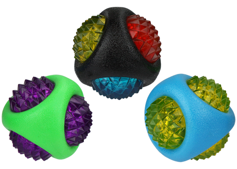 Multipet - Doglucent Diamond Dental TPR Ball (W/Led)