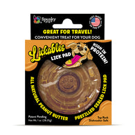 Spunky Pup Lickables - Round Peanut Butter Filled, 1pk
