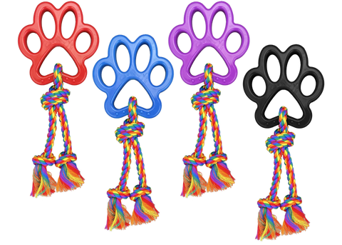 Multipet - Tug A Paw W/Rope - 14"