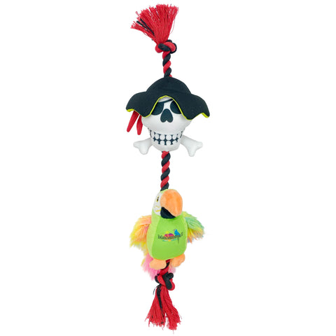 Multipet -  Margaritaville Pirate/Parrot Rope- 18"