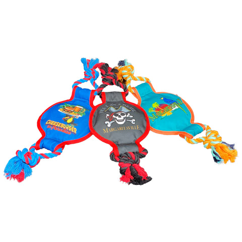 Multipet -  Margaritaville Disc w/ Rope Tug (Assorted)