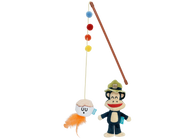 Multipet - Paul Frank® Julius Cat Wand 2pk Assorted Characters