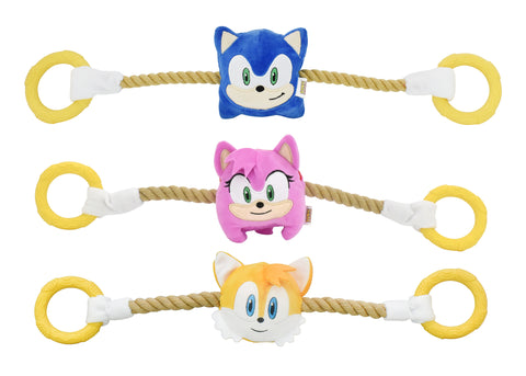 Multipet - Sonic Rope Rope Tug with Rings