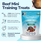 Healthybud Beef Mini Training Treats - 6.5 oz