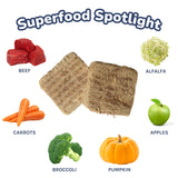 Healthybud Freeze-Dried Beef Meal Patties - 14 oz