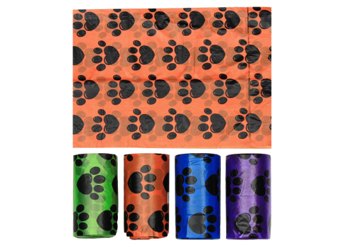 Multipet - Wastebag w/ Paw Prints