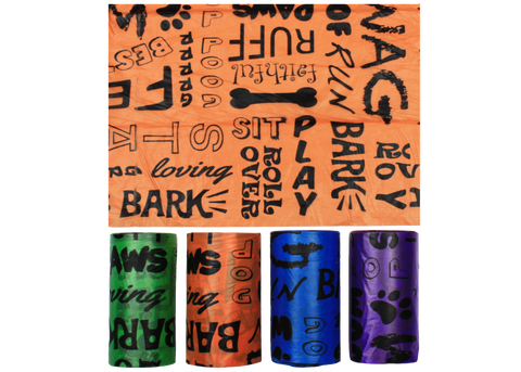 Multipet - Wastebag w/ Dog Words