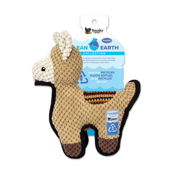 Spunky Pup Clean Earth Plush Llama