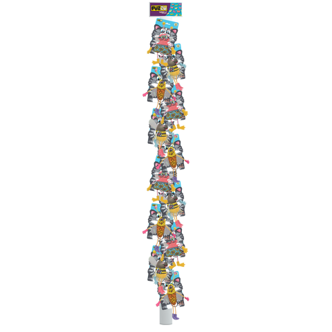 Multipet - Fuzzu Buzzed Bugs Asst.  12 pc. Clip Strip