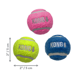 KONG Sport Softies Balls Assorted 3-Pk Sm