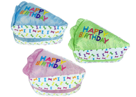 Multipet -  Birthday Cake Slice Shiny (Pink/Blue/Green)