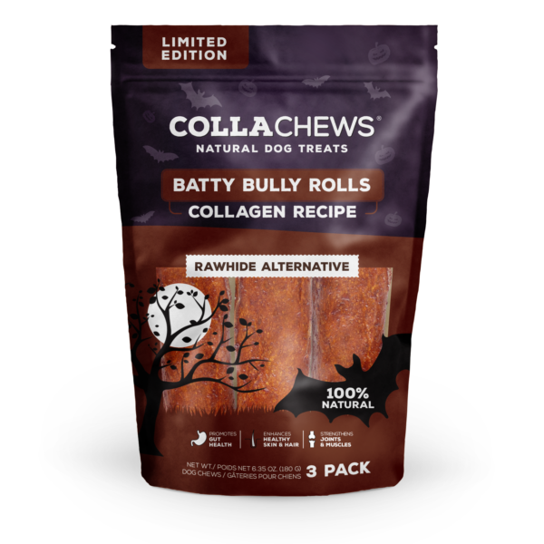 CollaChews Batty Bully 6" Rolls - 3 Pack