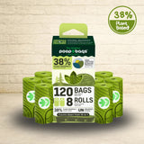The Original Poop Bags® USDA Biobased Countdown Rolls® (8 Rolls, 120 Ct)