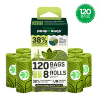 The Original Poop Bags® USDA Biobased Countdown Rolls® (8 Rolls, 120 Ct)
