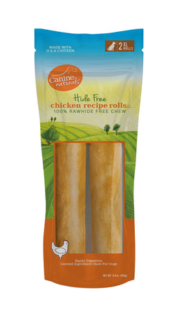 Canine Naturals Chicken Recipe Chew - 10" Roll
