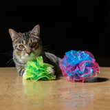 KONG Crackles Fluff Balls 2-pk Assorted