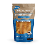 CollaChews 9" Salmon & Collagen Rolls - 3 Pack Bag