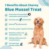 Charmy Pet - Blue Mussel Treat Bag, 3.50 oz