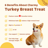 Charmy Pet - Turkey Breast Treat Bag, 3.20 oz