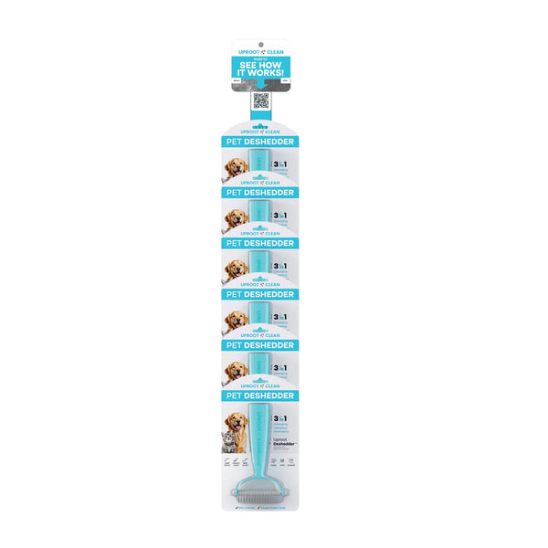 Uproot Clean Uproot Deshedder 6pc Clipstrip